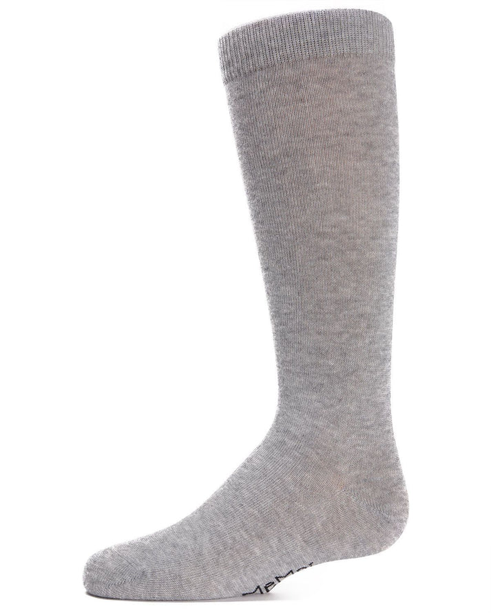 Kids’ Basic Cotton Blend Knee-High Socks – Soft & Breathable Blush Color