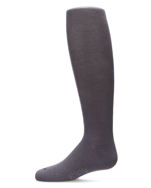 Memoi Kids Basic Cotton Blend Knee High Socks Toffee - Mk-5056