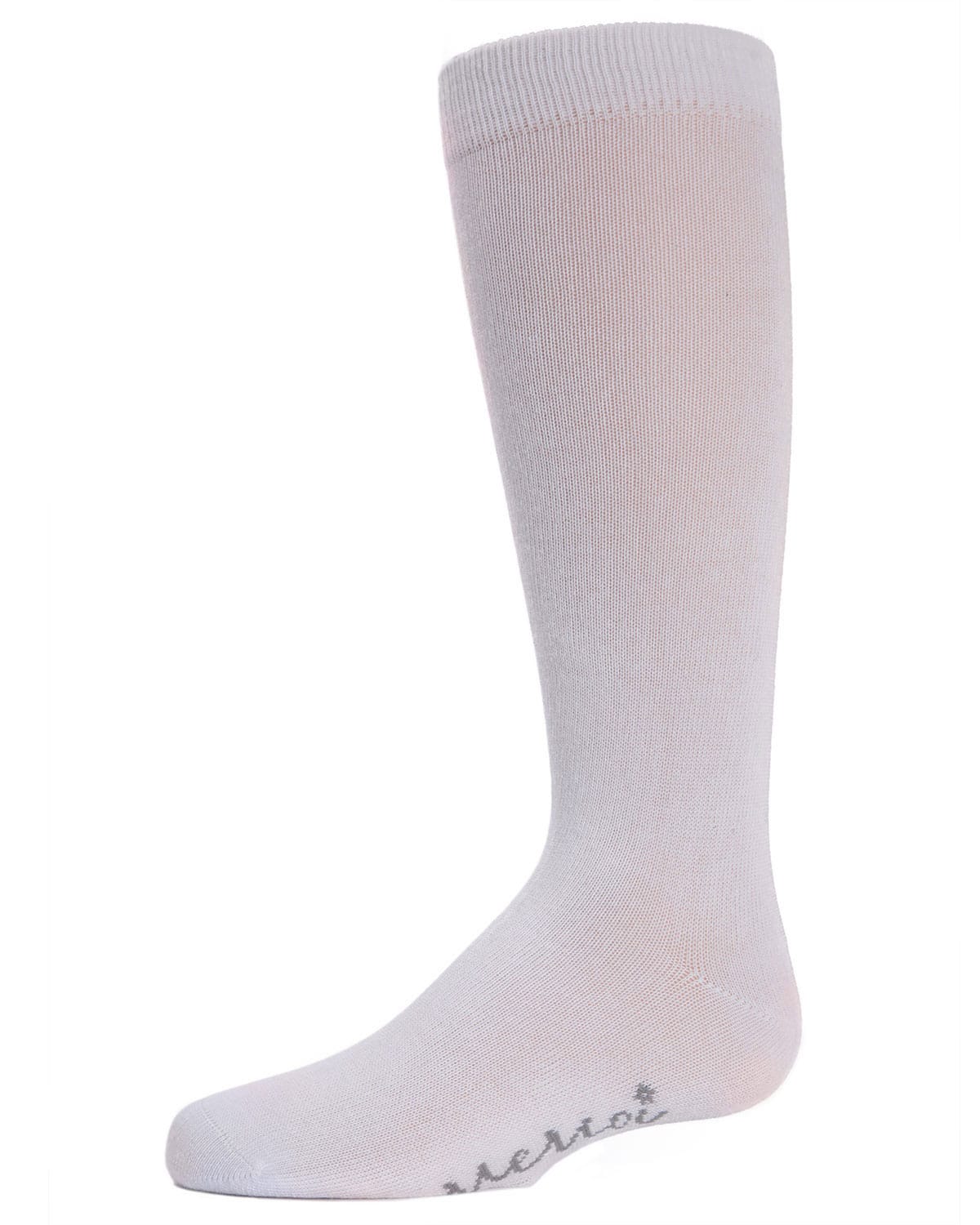 Memoi Kids Basic Cotton Blend Knee High Socks Blush - Mk-5056