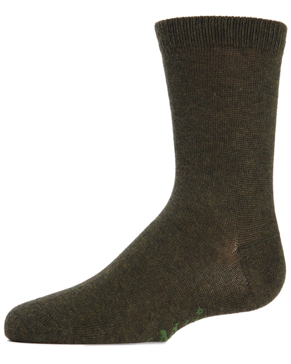 Memoi Kids Basic Cotton Blend Crew Socks - Mk-5104