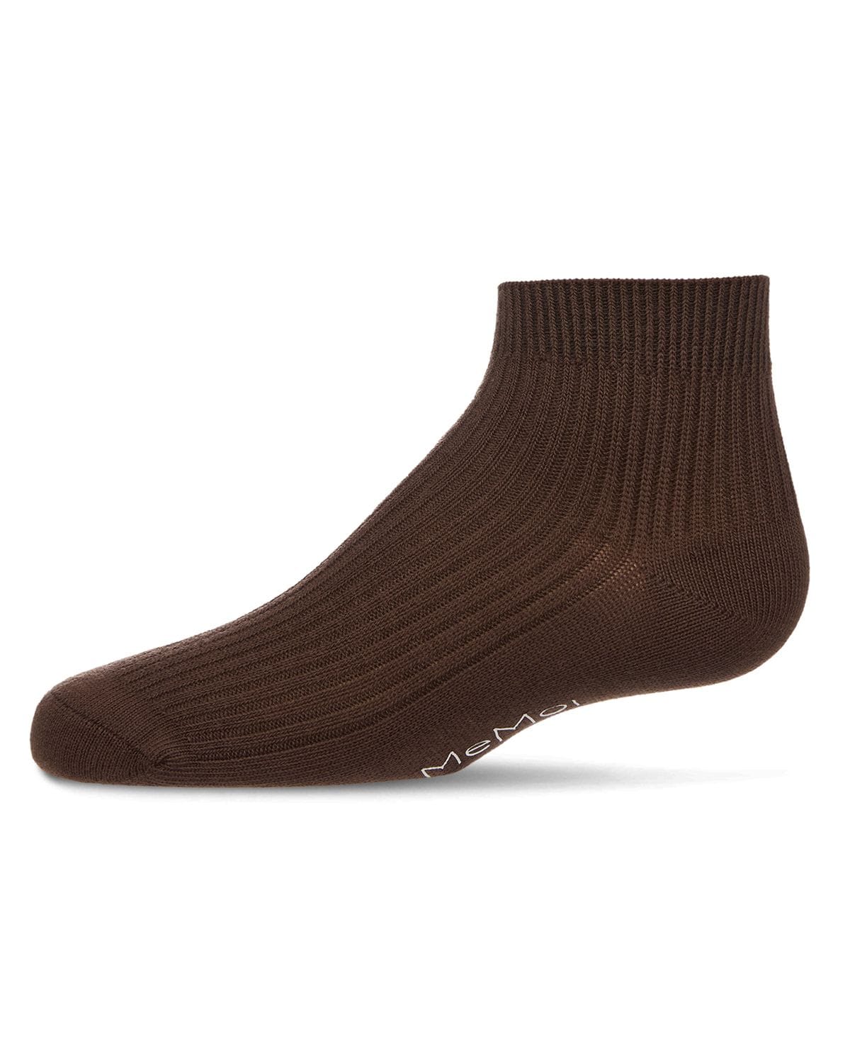 Memoi Thin Ribbed Cotton Kids Anklet Sock - Mk-5201