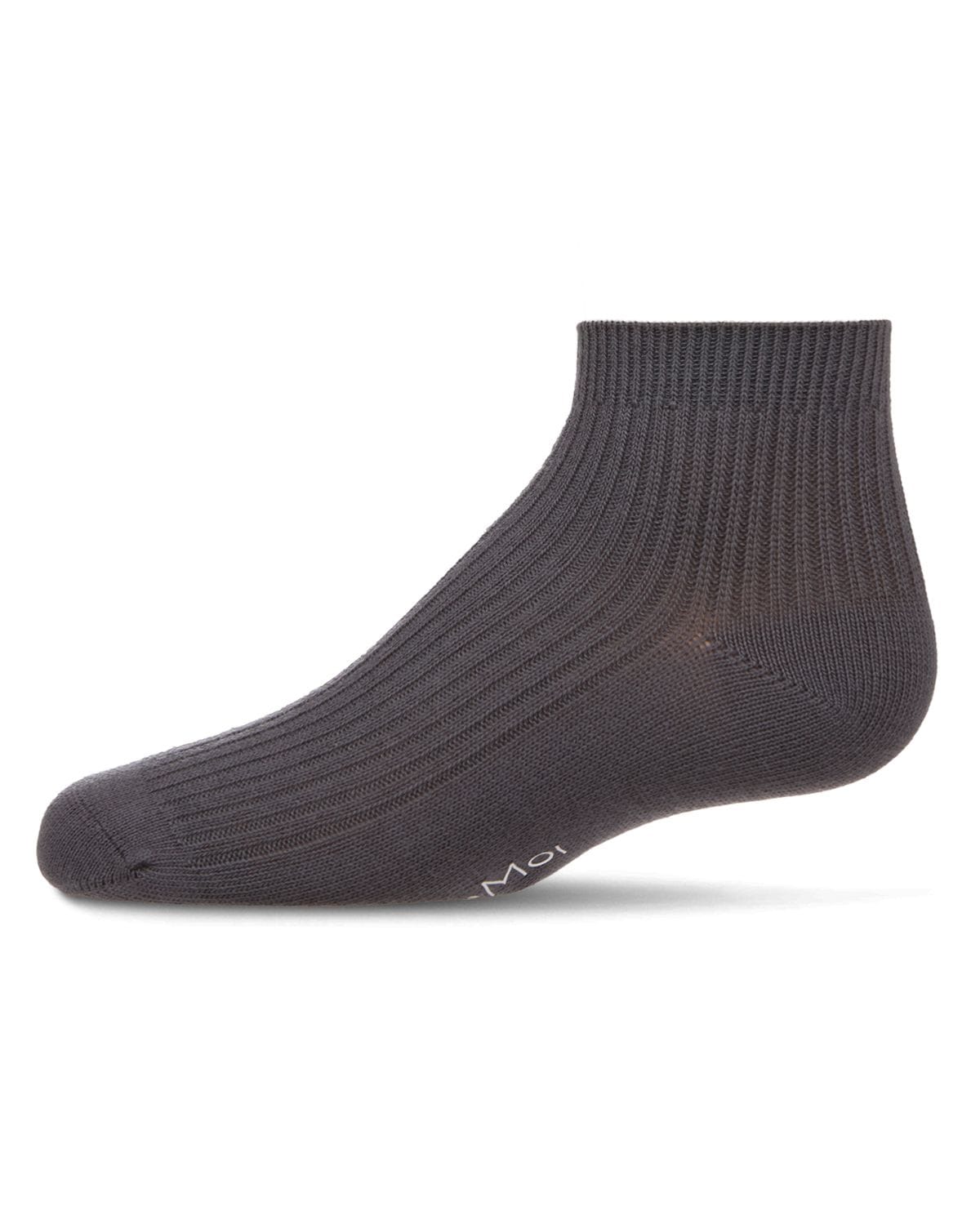 Memoi Thin Ribbed Cotton Kids Anklet Sock - Mk-5201