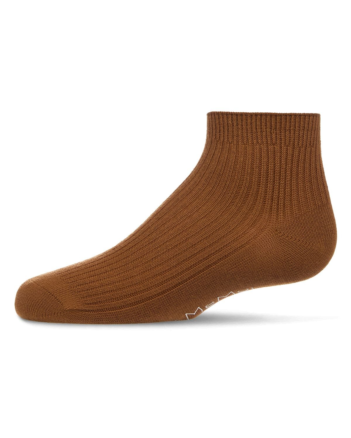 Memoi Thin Ribbed Cotton Kids Anklet Sock - Mk-5201