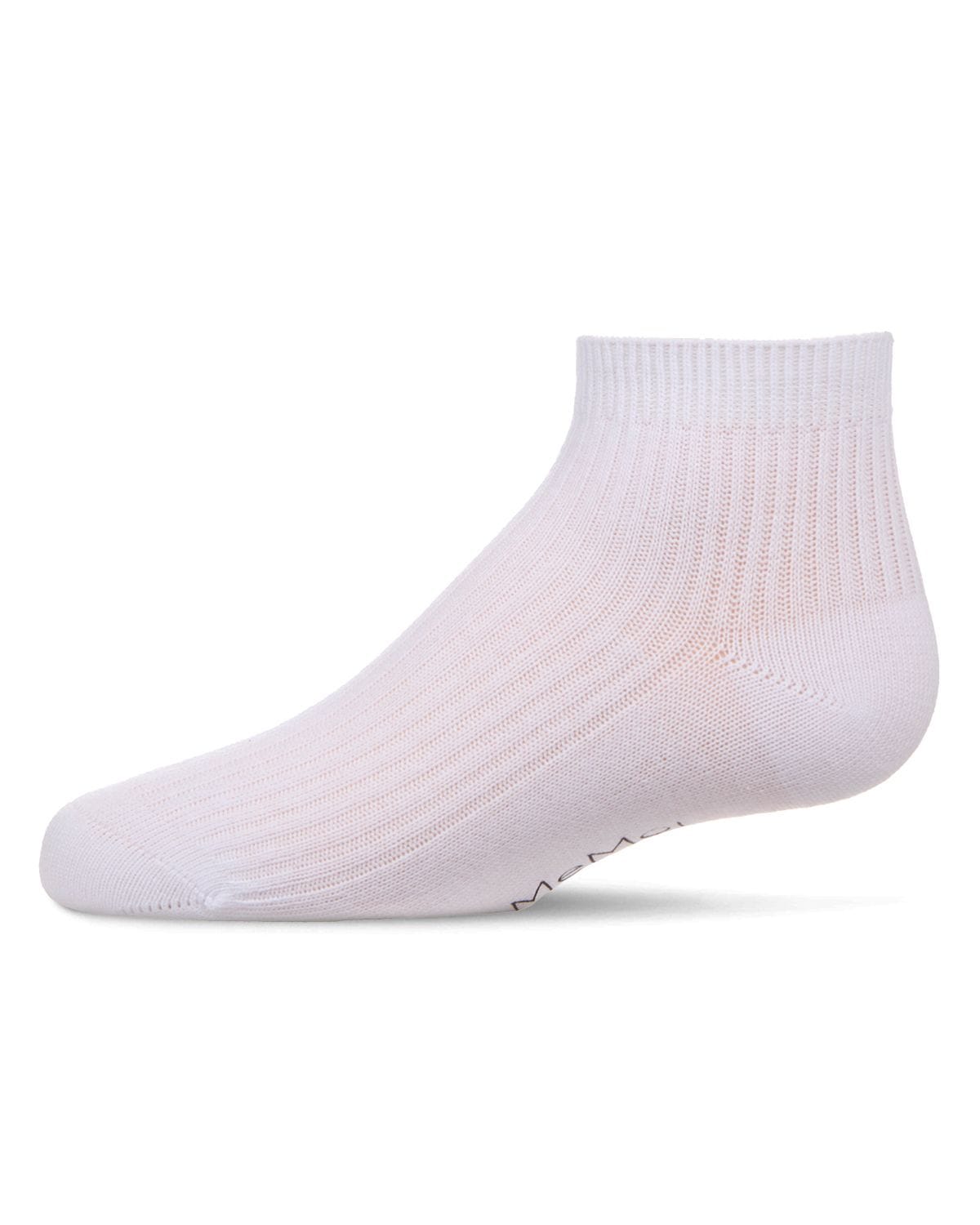 Memoi Thin Ribbed Cotton Kids Anklet Sock - Mk-5201