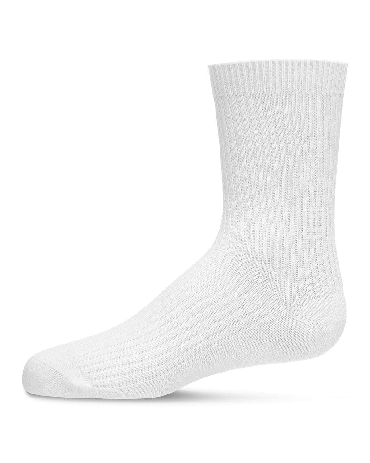Memoi Kids Basic Cotton Blend Kids Crew Socks - Mk-5204