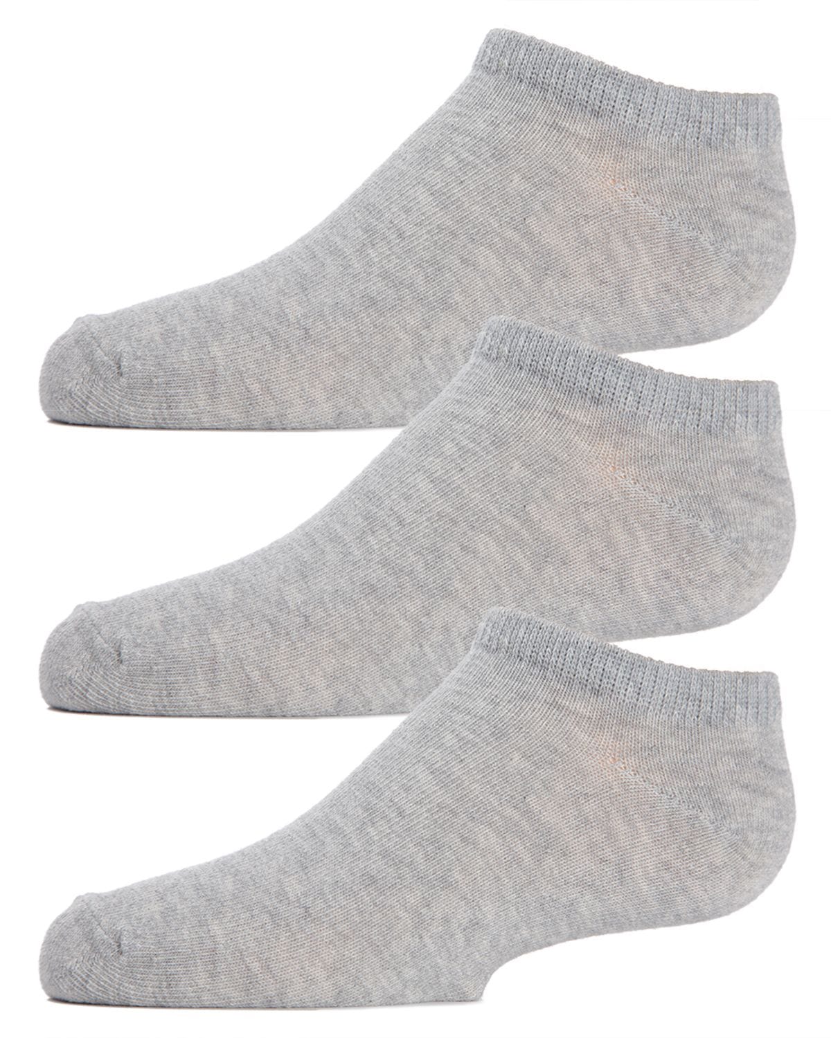 Memoi Kids Low Cut Cotton Blend Socks 3-Pack - Mk-555