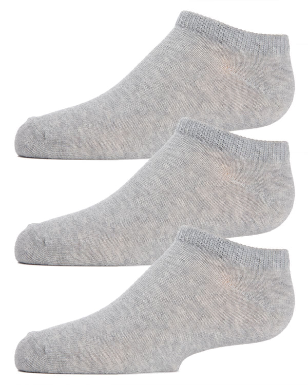 Memoi Kids Low Cut Cotton Blend Socks 3-Pack - Mk-555