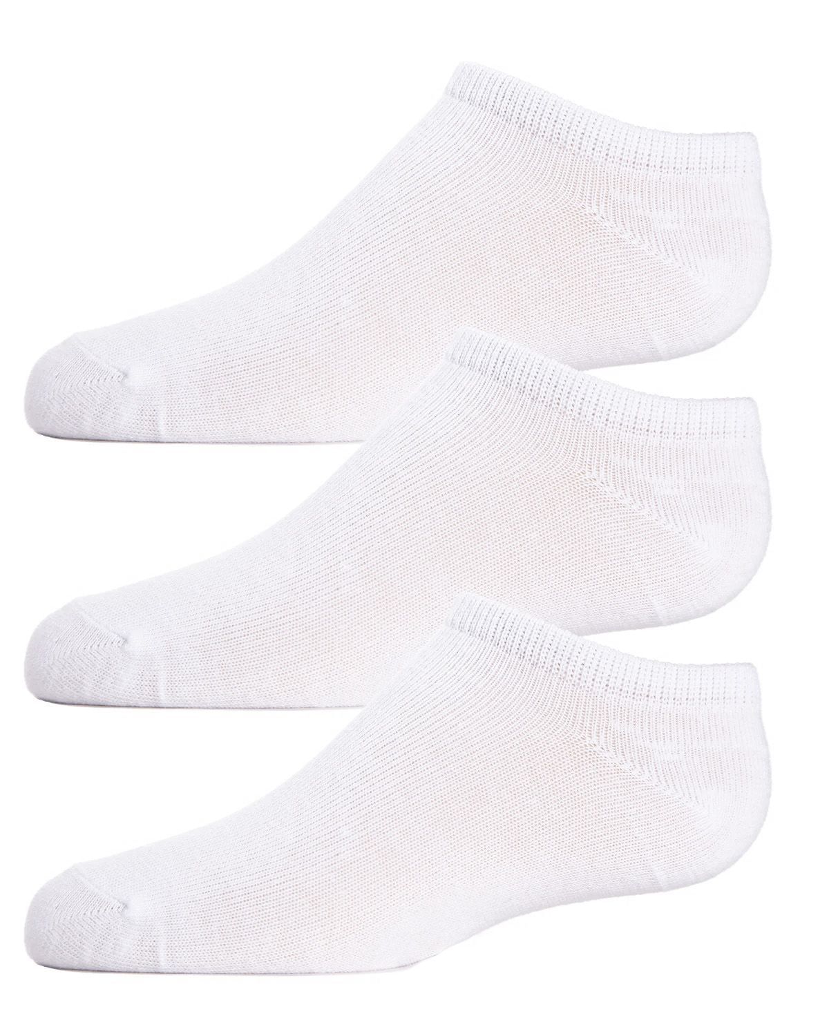 Memoi Kids Low Cut Cotton Blend Socks 3-Pack - Mk-555