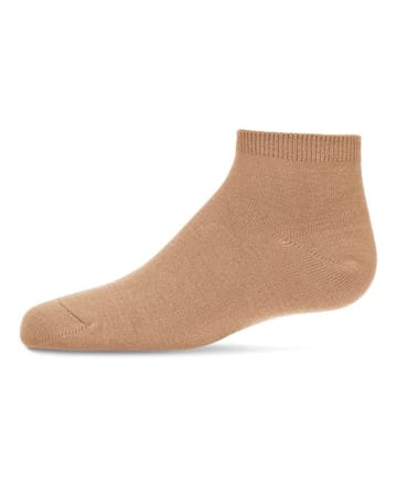Memoi Kids Basic Soft Rayon from Bamboo Anklet Socks Pale Gray - Mk-6066
