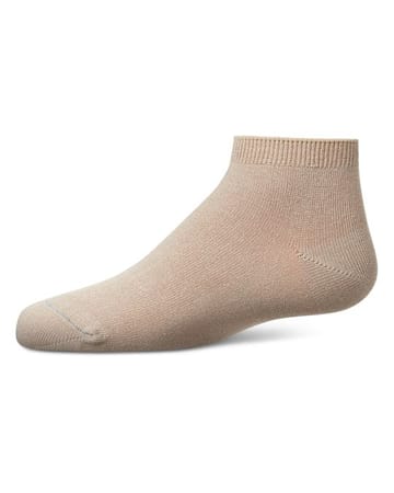 Memoi Kids Basic Soft Rayon from Bamboo Anklet Socks Winter White - Mk-6066