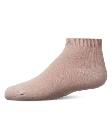 Memoi Kids Basic Soft Rayon from Bamboo Anklet Socks Blush - Mk-6066