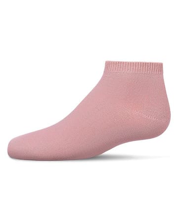Memoi Kids Basic Soft Rayon from Bamboo Anklet Socks Blush - Mk-6066