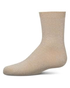 Memoi Toddlers and Kids Basic Soft Rayon from Bamboo Crew Socks Camel - Mk-6166