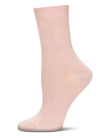 Memoi Toddlers and Kids Basic Soft Rayon from Bamboo Crew Socks Camel - Mk-6166