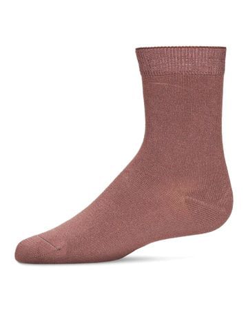 Memoi Toddlers and Kids Basic Soft Rayon from Bamboo Crew Socks Blue Fog - Mk-6166