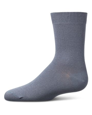 Memoi Toddlers and Kids Basic Soft Rayon from Bamboo Crew Socks Blush - Mk-6166