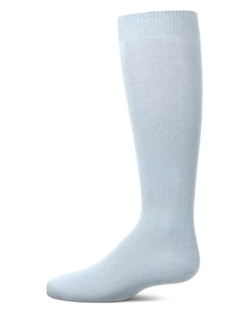 Memoi Kids Basic Soft Rayon from Bamboo Knee High Socks Deep Mauve - Mk-6266