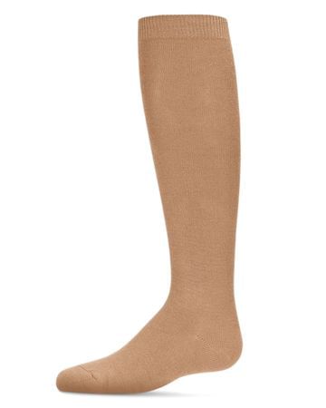 Memoi Kids Basic Soft Rayon from Bamboo Knee High Socks Deep Mauve - Mk-6266