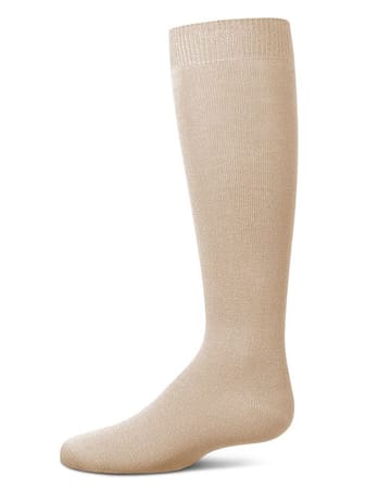 Memoi Kids Basic Soft Rayon from Bamboo Knee High Socks Deep Mauve - Mk-6266