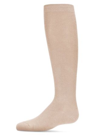 Memoi Kids Basic Soft Rayon from Bamboo Knee High Socks Dark Spruce - Mk-6266