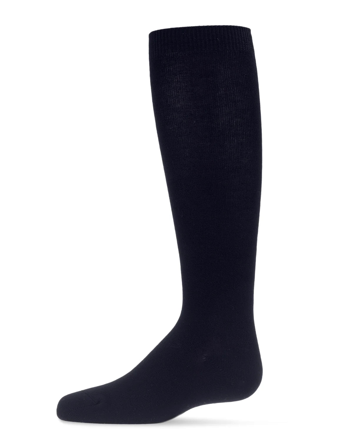 Memoi Kids Basic Soft Rayon from Bamboo Knee High Socks Dark Gray - Mk-6266