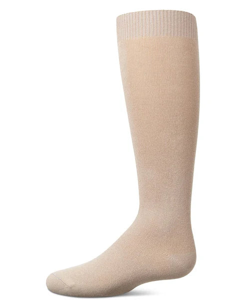Memoi Kids Basic Soft Rayon from Bamboo Knee High Socks Black - Mk-6266