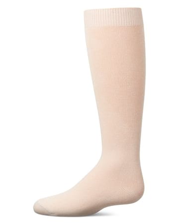 Memoi Kids Basic Soft Rayon from Bamboo Knee High Socks Fudge - Mk-6266