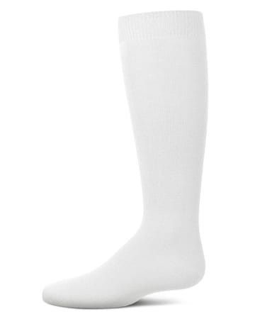 Memoi Kids Basic Soft Rayon from Bamboo Knee High Socks Dark Gray - Mk-6266