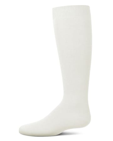 Memoi Kids Basic Soft Rayon from Bamboo Knee High Socks Deep Mauve - Mk-6266
