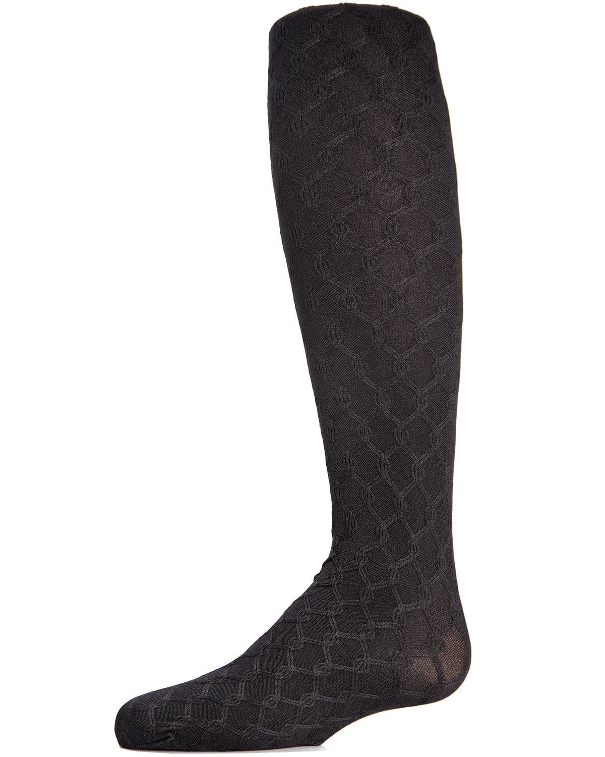 Memoi Girls Unique Link Opaque Tights - Mk-708
