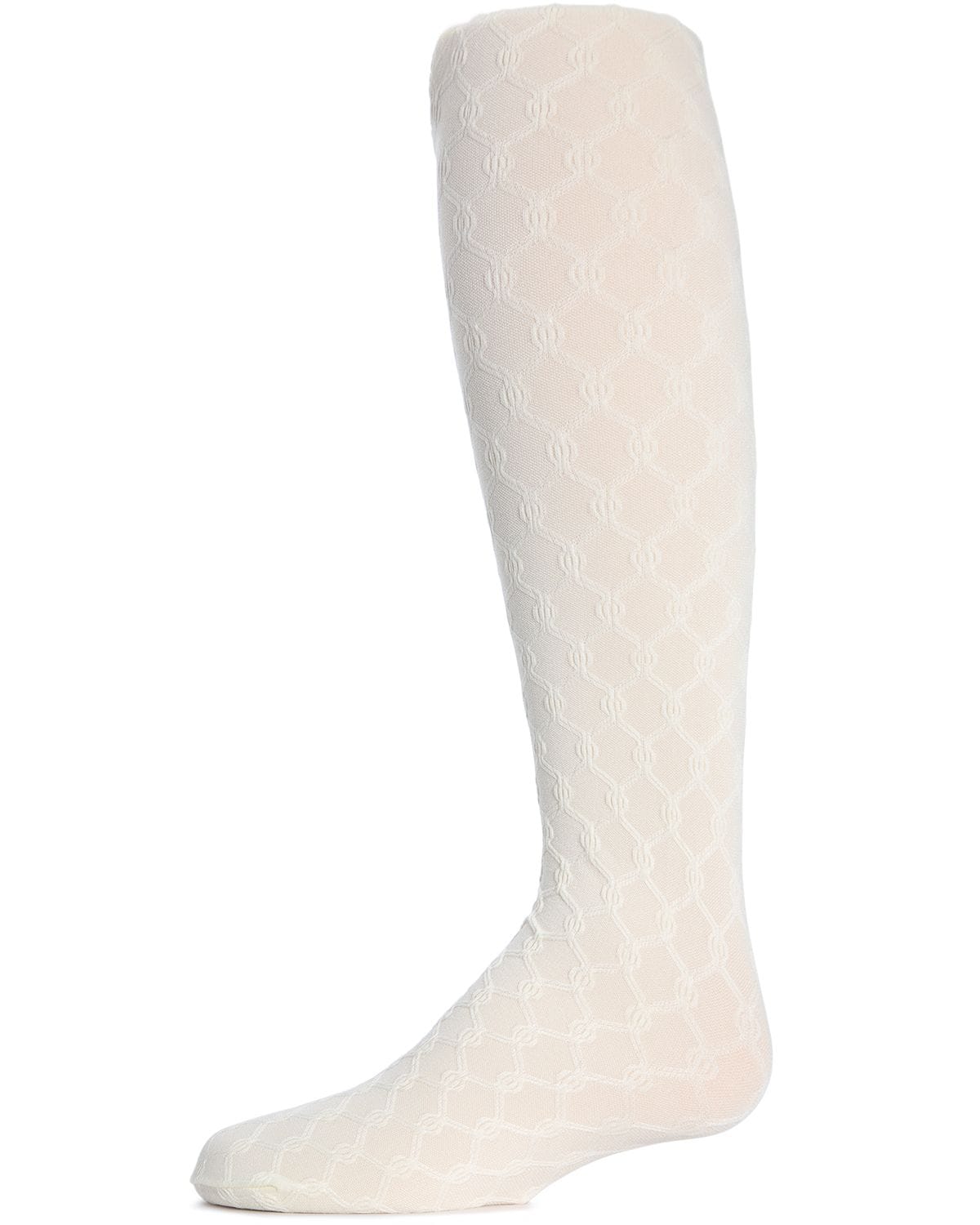 Memoi Girls Unique Link Opaque Tights - Mk-708