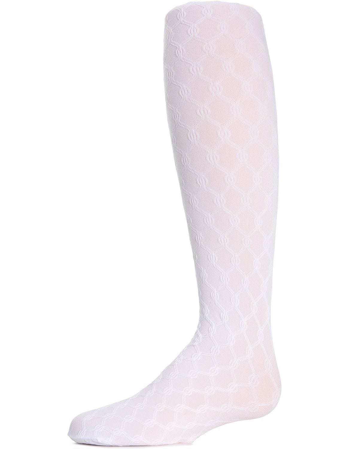 Memoi Girls Unique Link Opaque Tights - Mk-708