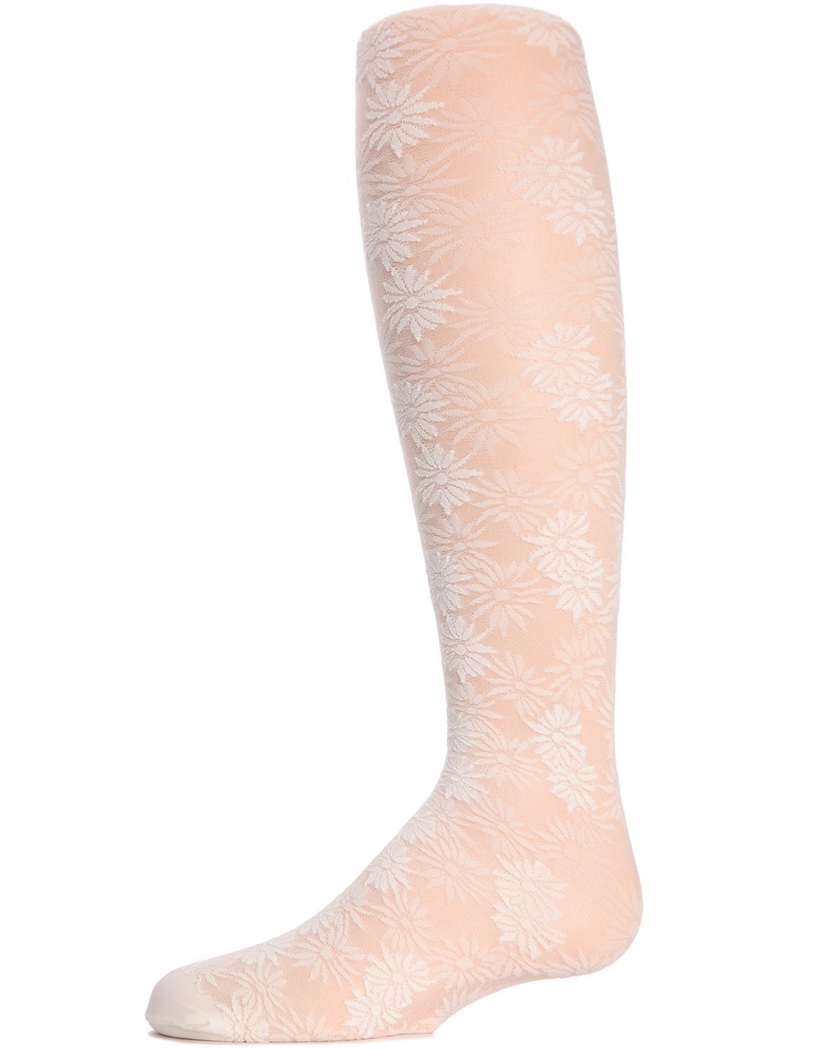 Memoi Girls Flower Bunches Sheer Tights - Mk-716