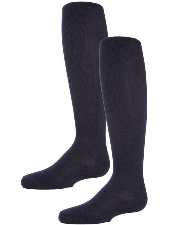 Memoi Girls 2 Pair Pack Essentials Cotton Tights - Mkb-314
