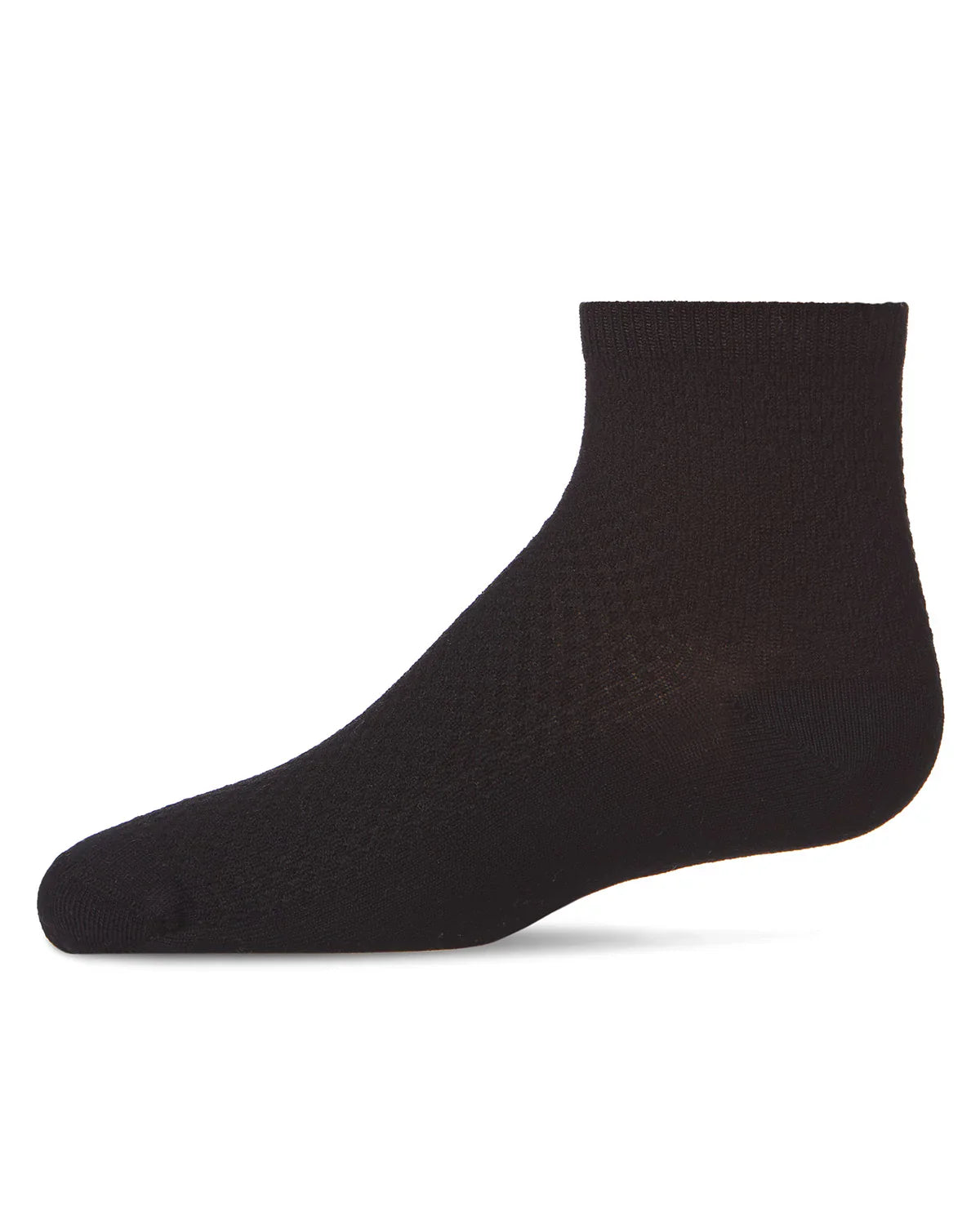 Memoi Girls Pique Stitch Anklet Socks - Mkf-1007