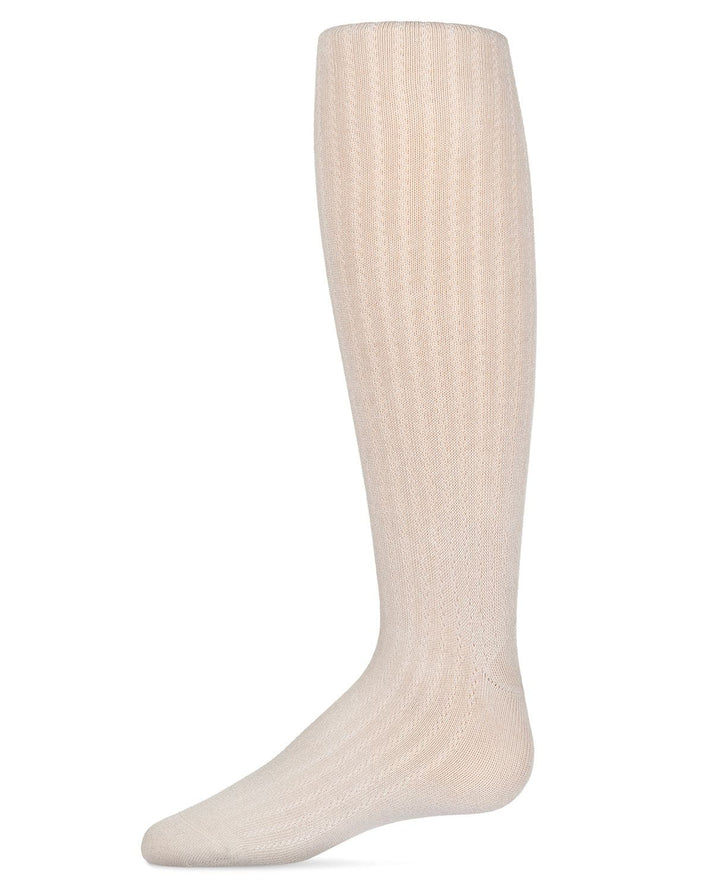 Memoi Girls Chain Cotton Blend Tights - Mkf-3000