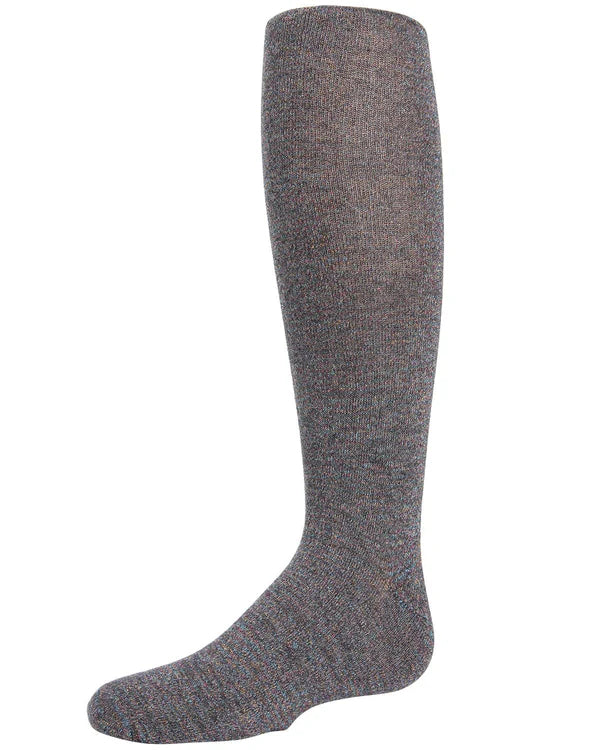 Memoi Girls Iridescent Shimmer Opaque Cotton Tights - Mkf-4004