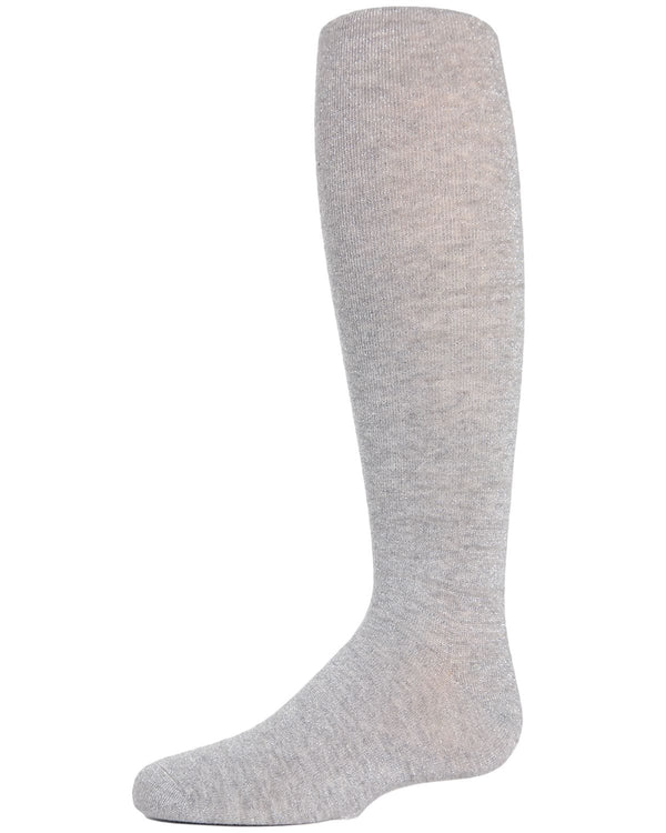 Memoi Girls Iridescent Shimmer Opaque Cotton Tights - Mkf-4004