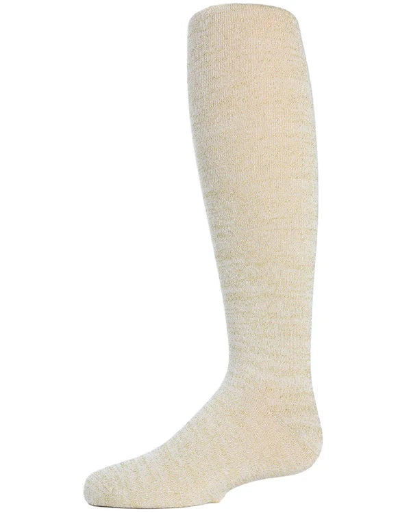 Memoi Girls Iridescent Shimmer Opaque Cotton Tights - Mkf-4004