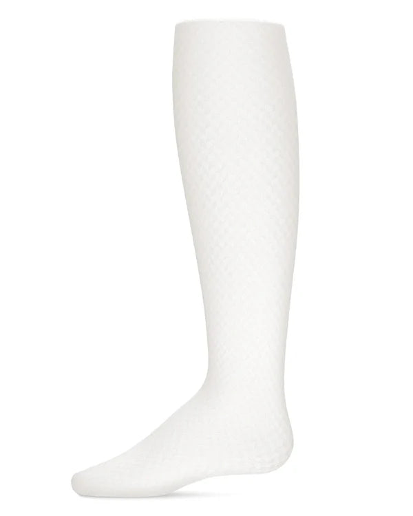 Memoi Girls Prism Textured Microfiber Opaque Tights - Mkf-4053