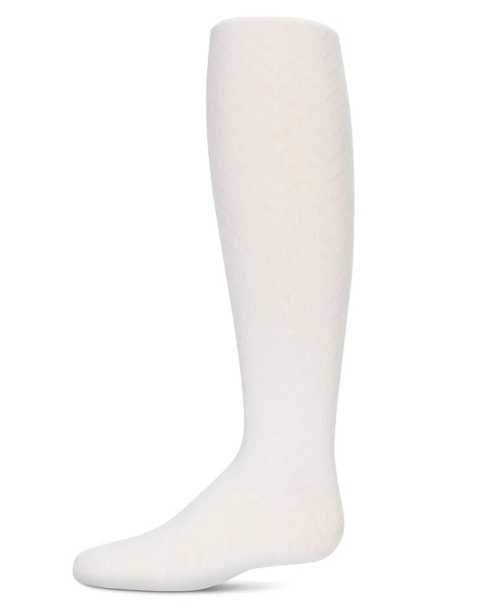 Memoi Girls Wave Semi Opaque Nylon Tights - Mkf-4060