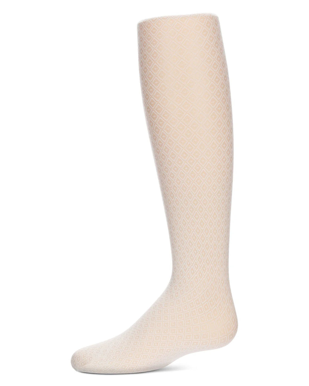 Memoi Girls Diamond Dot Semi-Opaque Microfiber Tights - Mkf-4066