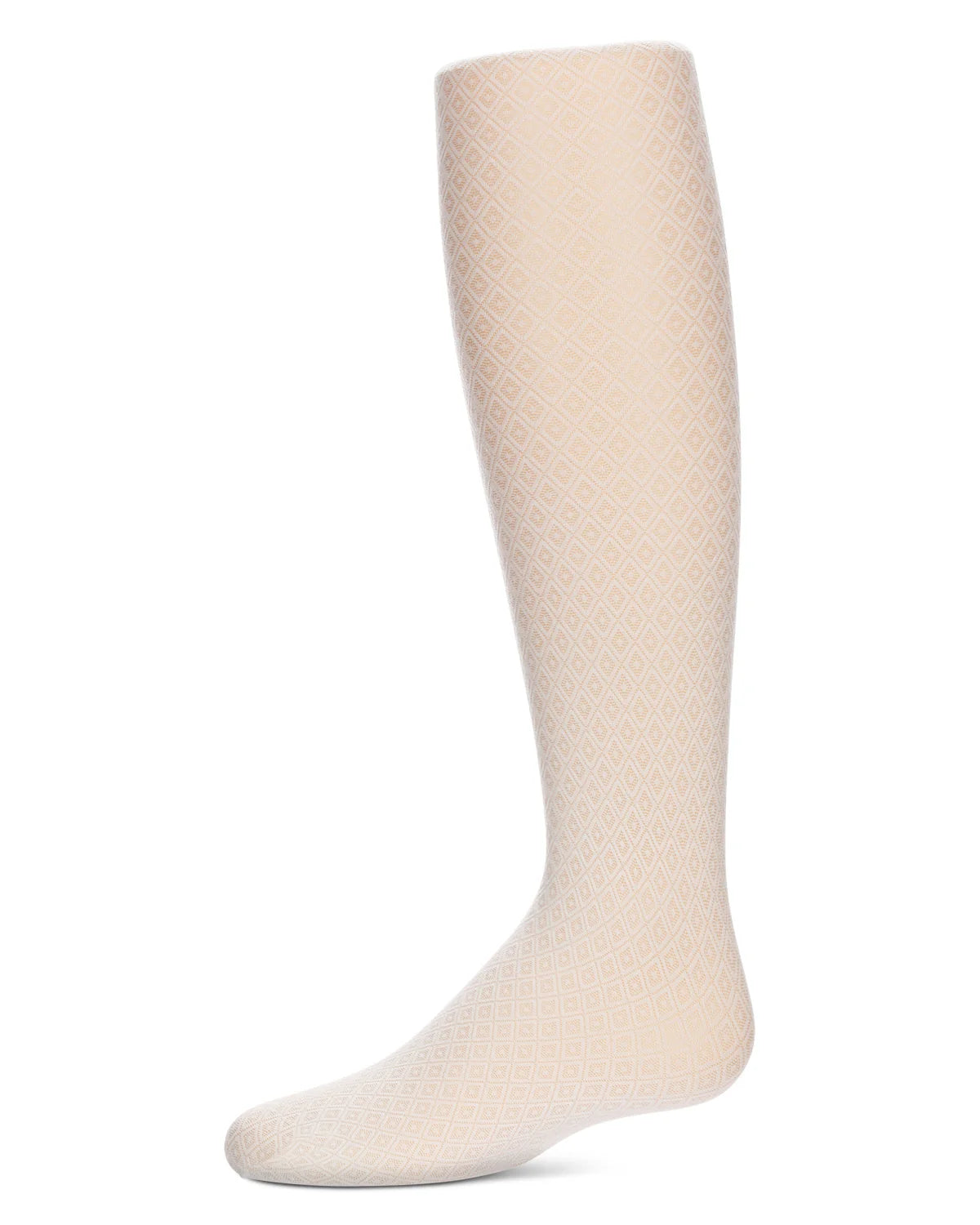 Memoi Girls Diamond Dot Semi-Opaque Microfiber Tights - Mkf-4066