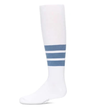 Memoi Girls Multi-Stripe Cotton Tights - Mkf-4069