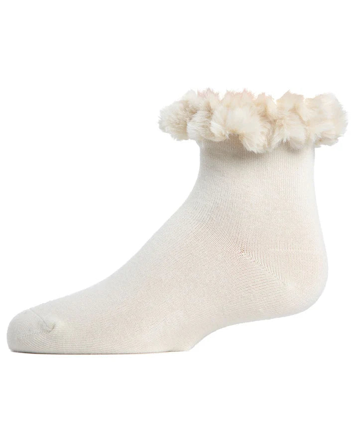 Memoi Fur Cuff Anklet - Mkf-6026