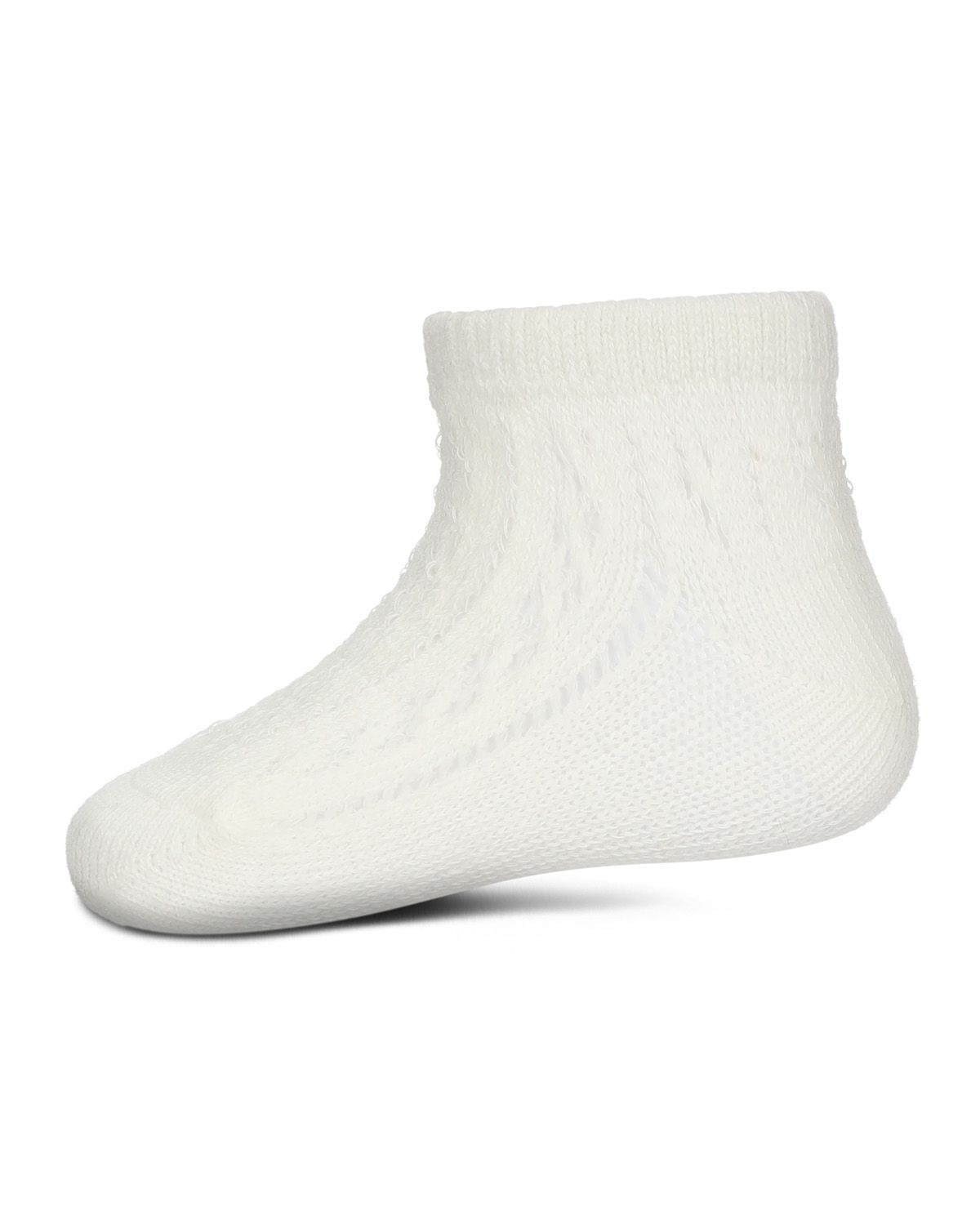 Memoi Girls Pelerine Cotton Blend Anklet Socks - Mkf-6034