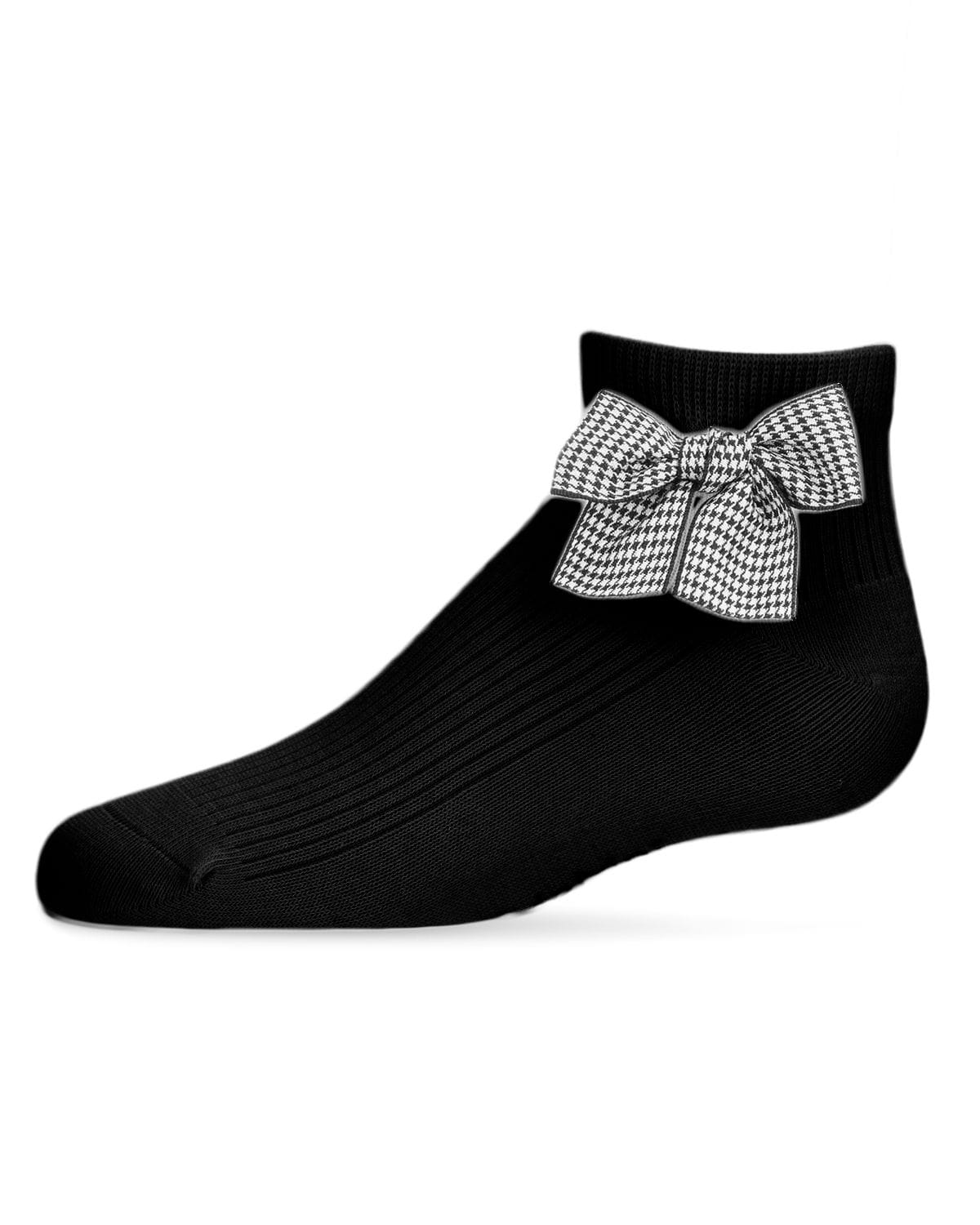 Memoi Herringbone Thin Ribbed Anklet - Mkf-6045