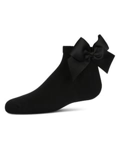 Memoi Girls Bow Back Anklet Socks - Mkf-6058