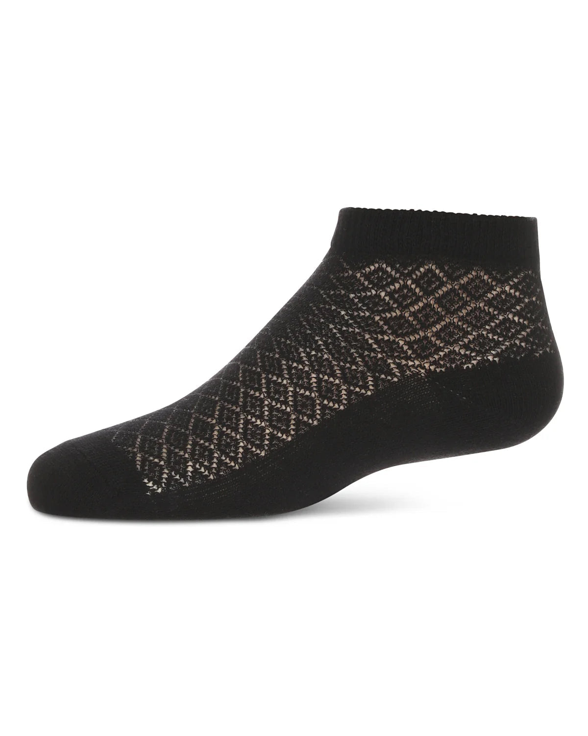 Memoi Girls Diamond Sheer Anklet Socks - Mkf-6060