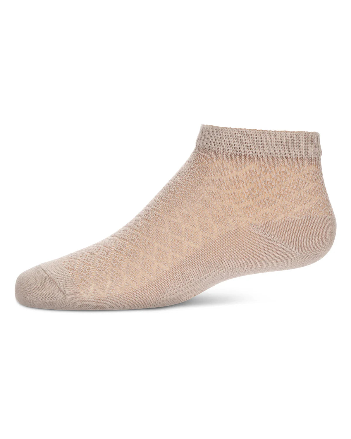 Memoi Girls Diamond Sheer Anklet Socks - Mkf-6060